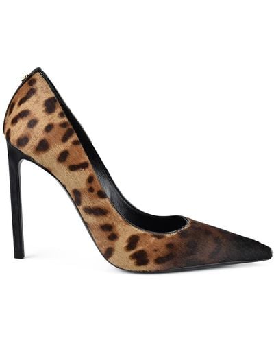 Tom Ford Leopard-printed Court Shoes - Multicolour