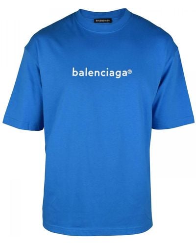 Balenciaga T-shirt - Bleu