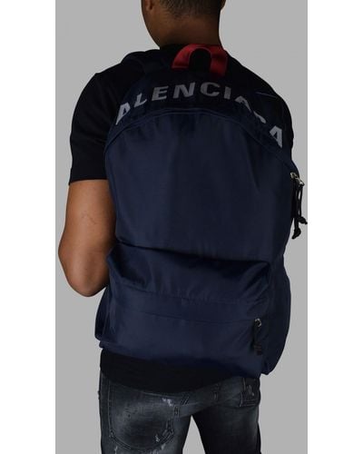 balenciaga backpack blue