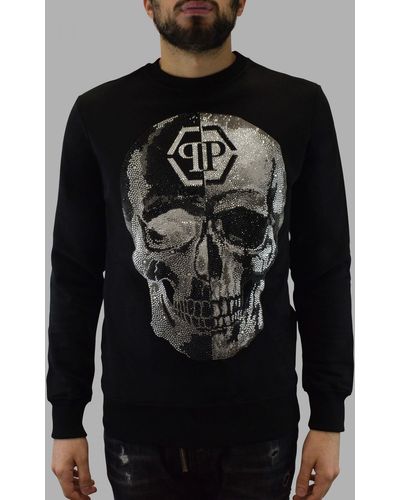 Philipp Plein Sweatshirt Ls Sound - Black