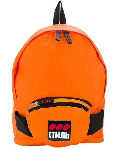 Heron Preston Backpack - Orange