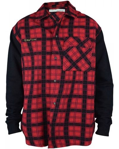 Off-White c/o Virgil Abloh Checked Shirt - Red