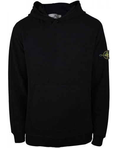 Stone Island Felpa con cappuccio - Nero