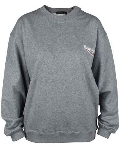 Balenciaga Sweatshirt Political - Gray