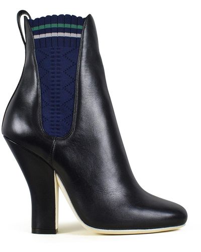 Fendi Leather Boots - Black