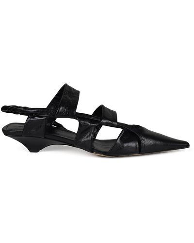 Bottega Veneta Sandalen BV Point - Schwarz