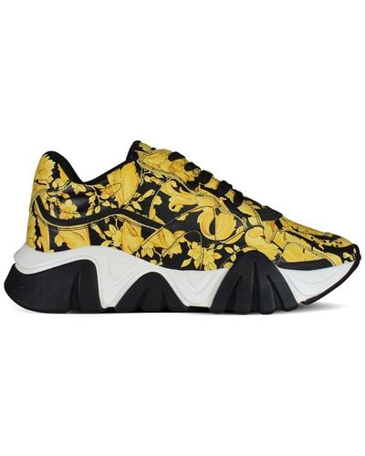Versace Squalo Trainers - Yellow