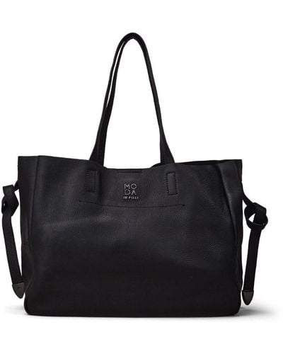 Moda In Pelle Indiana Bag Black Leather