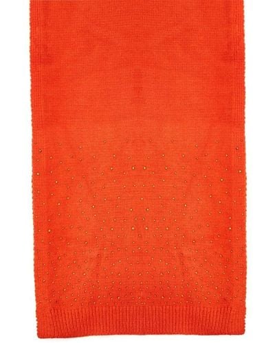 Moda In Pelle Praticioscarf Orange Textile - Red