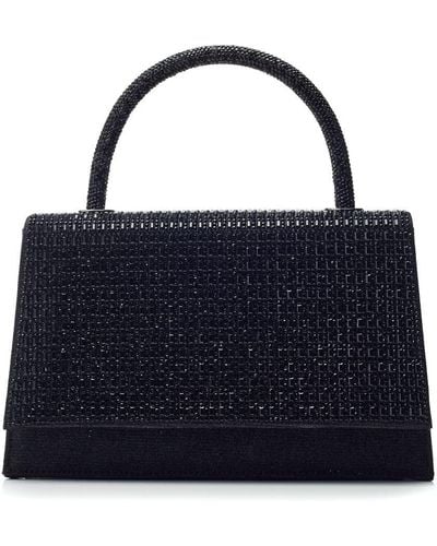 Moda In Pelle Rubiana Bag Black Textile - Blue