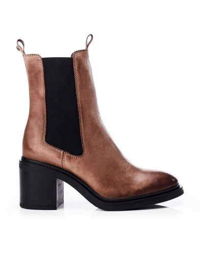 Moda In Pelle Blissie Taupe Leather - Brown
