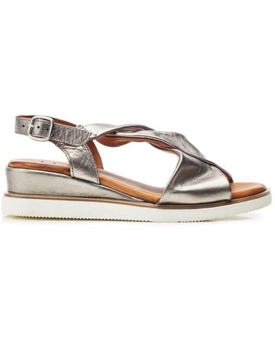 Moda In Pelle B.brie Gold Leather - Brown