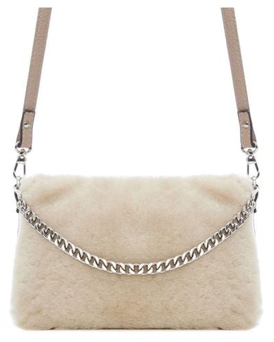 Moda In Pelle Elsa Bag Beige Leather - Natural