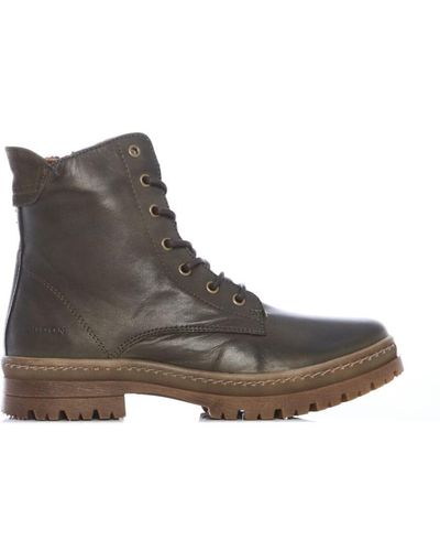 Moda In Pelle Sh Irlam Olive Leather - Brown