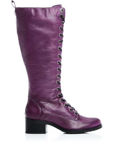 Moda In Pelle Hailey Purple Leather