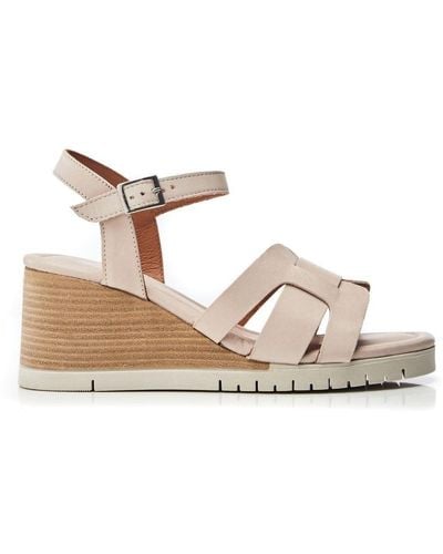 Moda In Pelle Pedie Off White Leather - Natural