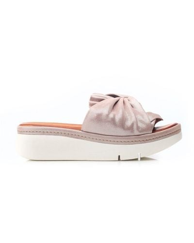 Moda In Pelle Ollin Rose Gold Leather - Pink