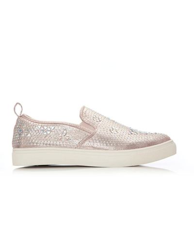 Moda In Pelle Emireli Rose Gold Alcantara - Metallic