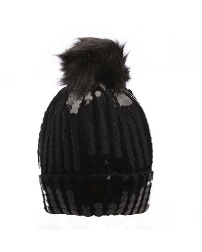 Moda In Pelle Becca Hat Black Textile