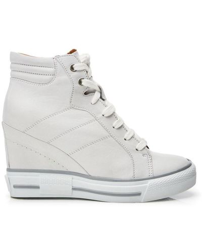 Moda In Pelle Grainger White Leather