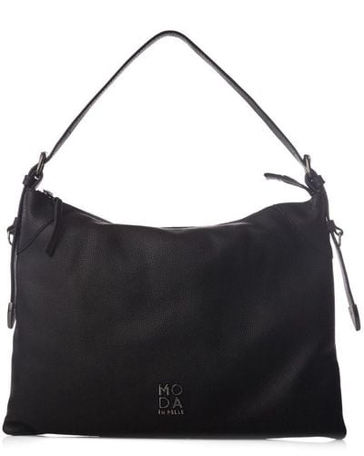 Moda In Pelle Jasmine Bag Black Leather