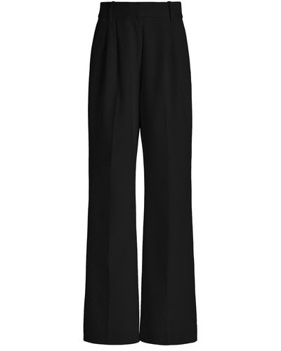 FAVORITE DAUGHTER The Favorite High-waisted Pleated Trousers - Black