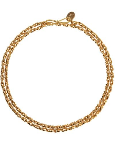 Sylvia Toledano Artsy 22k Gold-plated Necklace - White