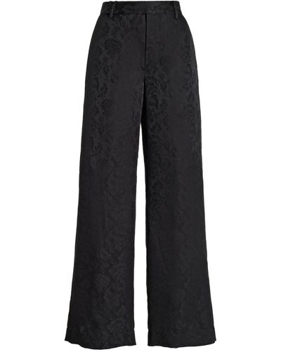 FRAME X Ritz Silk Pyjama Trousers - Black