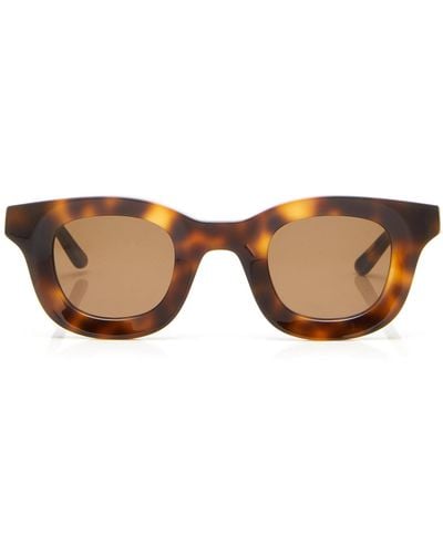 Thierry Lasry Rhude X Rhodeo Acetate Square-frame Sungla - Brown