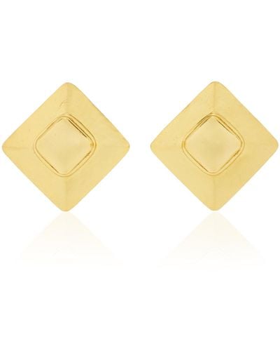VALÉRE Jas 24k Gold-plated Earrings - Yellow