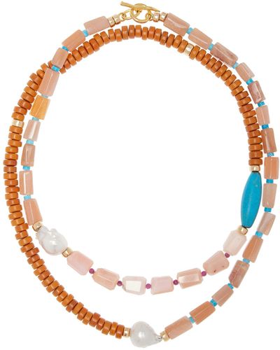 Lizzie Fortunato Cabana Beaded Necklace - White