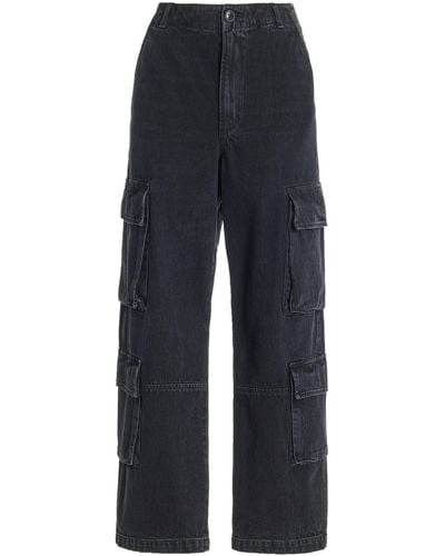 Citizens of Humanity Delena Cotton-blend Cargo Trousers - Blue