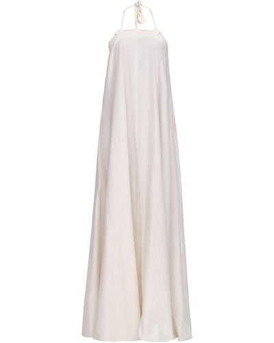 Andrea Iyamah Essi Cotton Maxi Dress - White