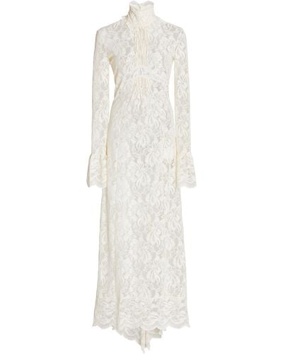 Rabanne Stretch-lace Maxi Dress - White