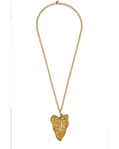Sylvia Toledano Botanica Gold-plated Amazonite Necklace - Metallic