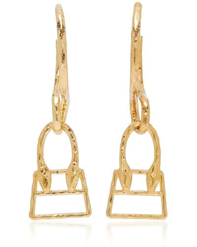 Jacquemus Les Creoles Chiquita Gold-tone Earrings - Metallic
