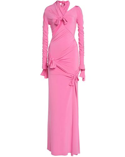 Balenciaga Knotted Cutout Gown - Pink