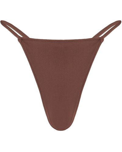 ÉTERNE Exclusive Thea String Bikini Bottom - Brown