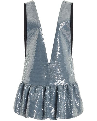 16Arlington Salina Sequined Mini Dress - Blue