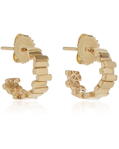 Suzanne Kalan 18k Yellow Gold Mini Huggie Earrings - Metallic