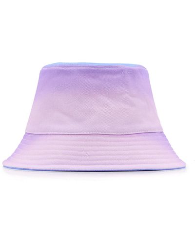 Isabel Marant Haley Cotton Bucket Hat - Blue