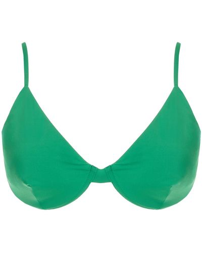 Haight X Tina Kunakey Tina Bikini Top - Green