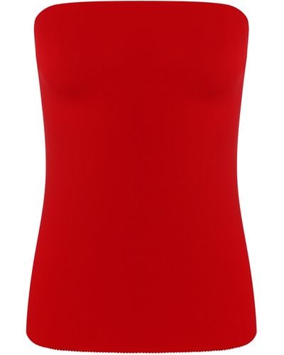 Anna October Virginia Strapless Top - Red