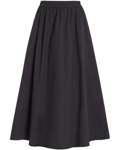 Matteau Relaxed Everyday Cotton Skirt - Black