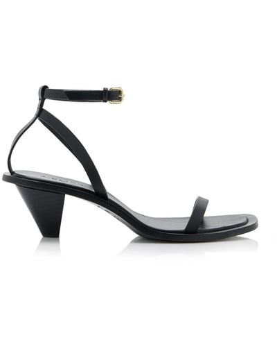 A.Emery Irving Leather Sandals - Black