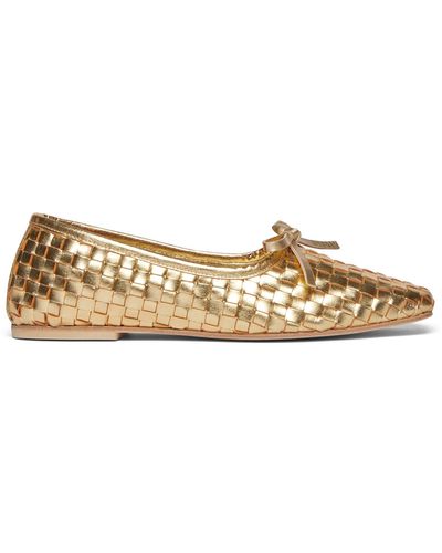 Frēda Salvador Jada Metallic Leather Flats