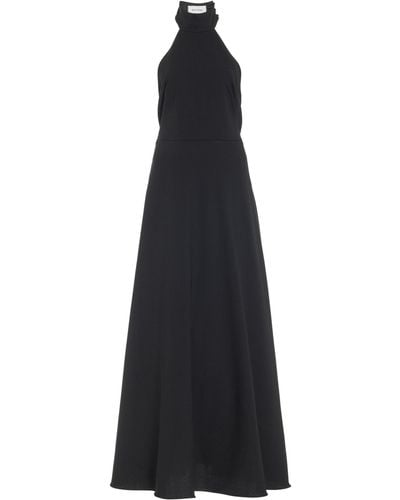 Matteau T-back Stretch-wool Midi Dress - Black