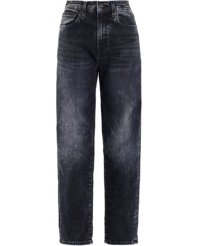 R13 Shelly Slim Cropped Jeans - Blue