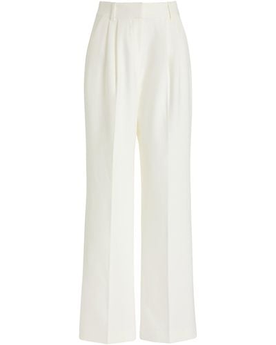 FAVORITE DAUGHTER The Favorite High-waisted Pleated Pants - White