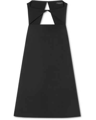Versace Cutout Mini Dress - Black